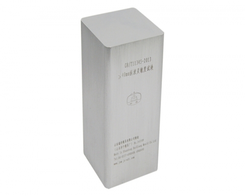 Longitudinal wave sensitivity test block - test block - flaw detection test block - ultrasonic test block